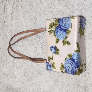 KATE SPADE SAM BAG BLUE CABBAGE ROSES